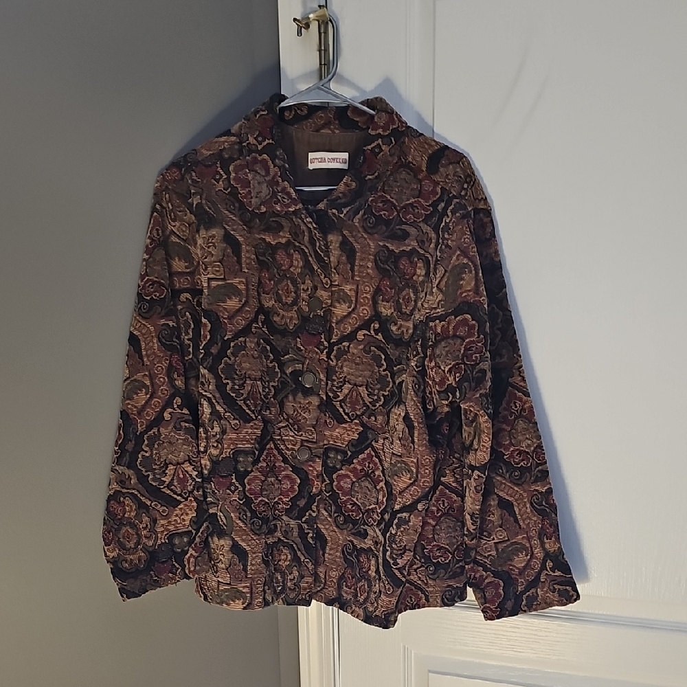Vintage Floral Patterned Jacket